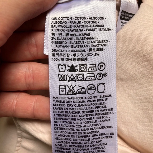 Levi’s Utility Tie Waist Romper Shorts One Piece Light Pink Button Front Women M - Picture 15 of 16